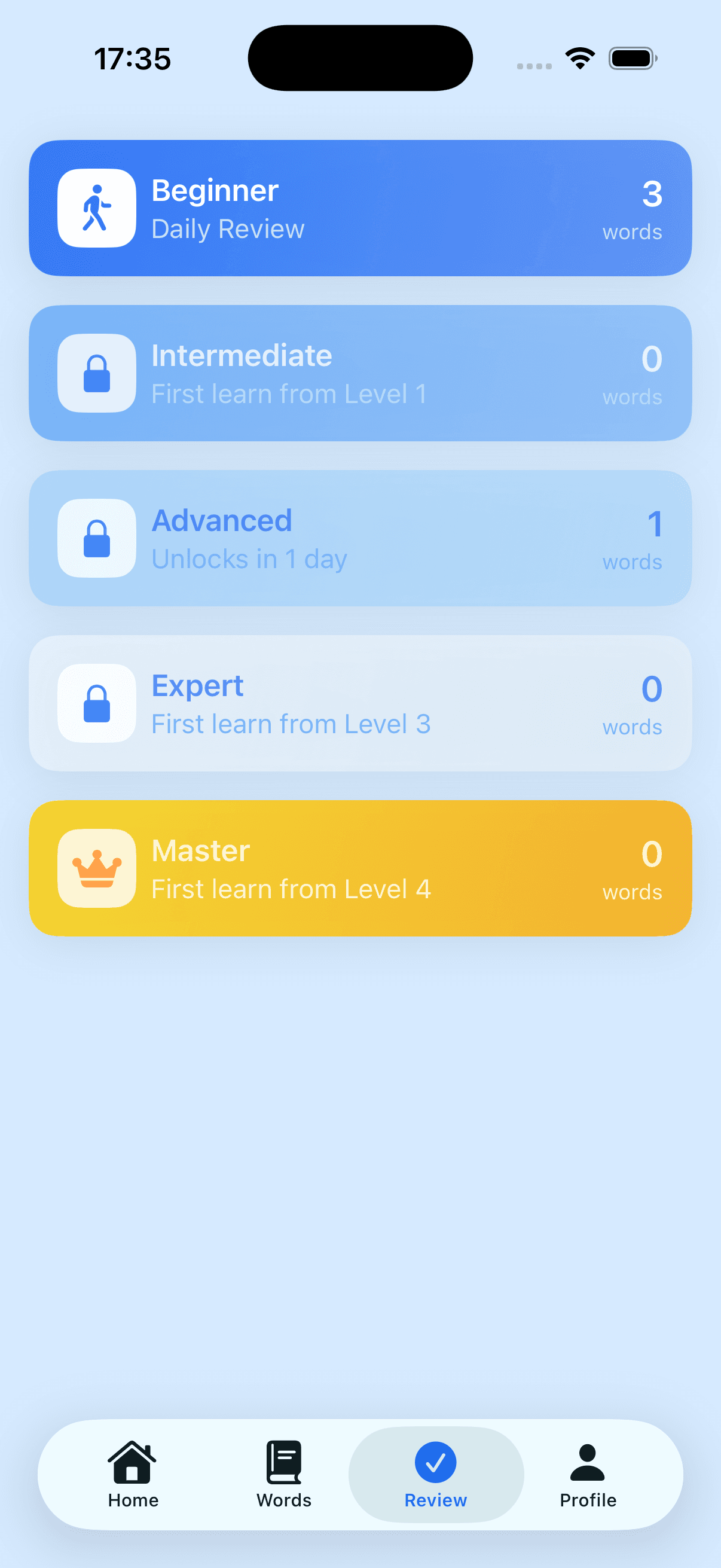 Smart Review System screen preview